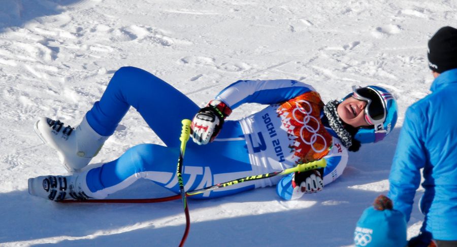 Women&#39;s Downhill Skiing Halted Because Jump Was Too Big