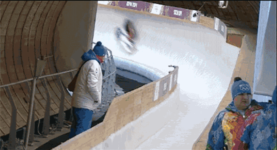 Olympic Luger Crashes, Makes Incredible Recovery