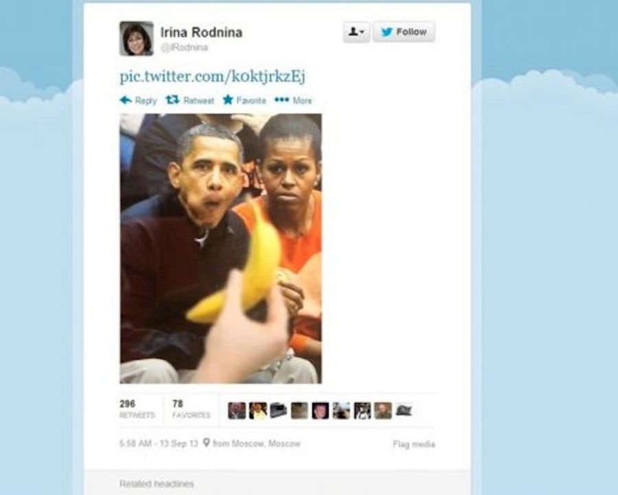 Lady Who Just Lit Olympic Flame Tweeted A Racist Picture Of The Obamas