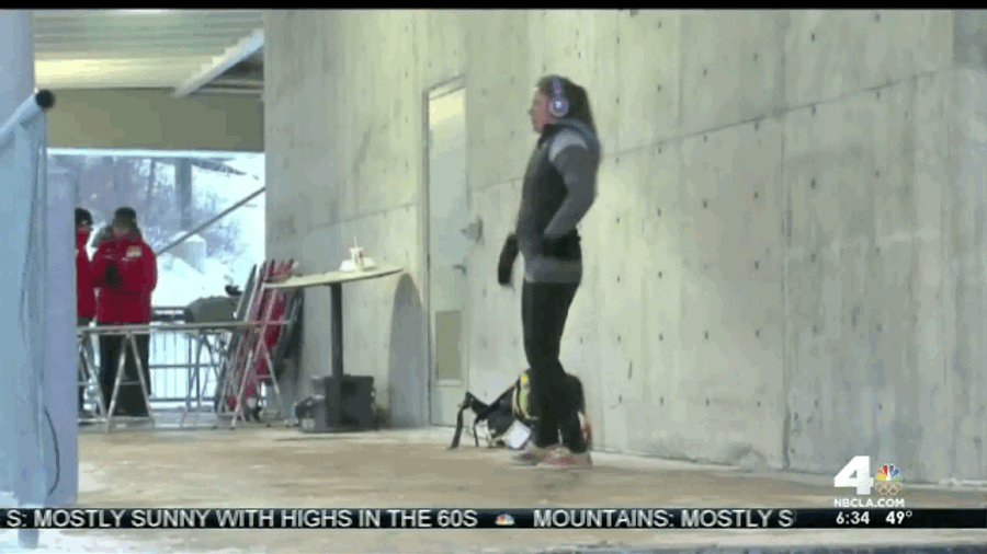 NBC Luge Commentator Disapproves Of American Luger Kate Hansen Dancing