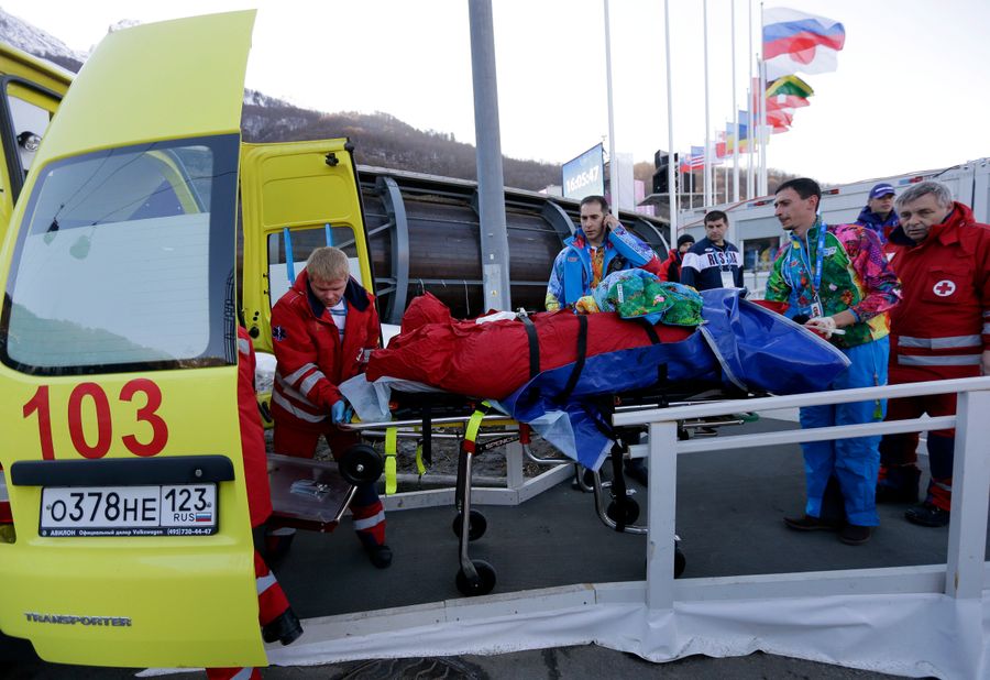 Track Worker Struck, Injured By Bobsled