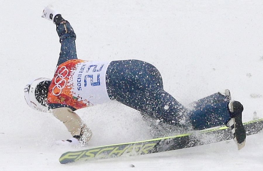 Japanese Skier Breaks Arm In Crash; NBC Video Says He &quot;Lands Safely&quot;