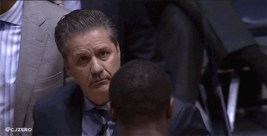 John Calipari Just Cannot Even Deal With You Right Now
