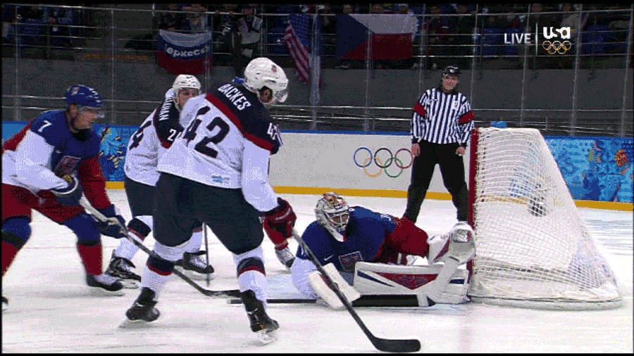 David Backes Scored From An Impossible Angle