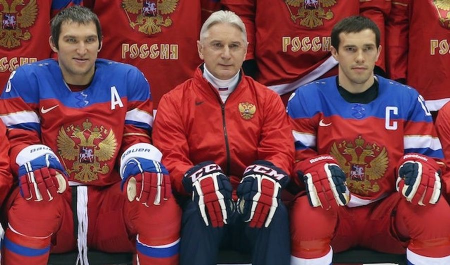The Russian Olympic Hockey Coach's Postgame Presser Was Gold