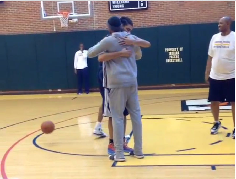 Danny Granger Shares A Sad Goodbye With His Pacers Teammates
