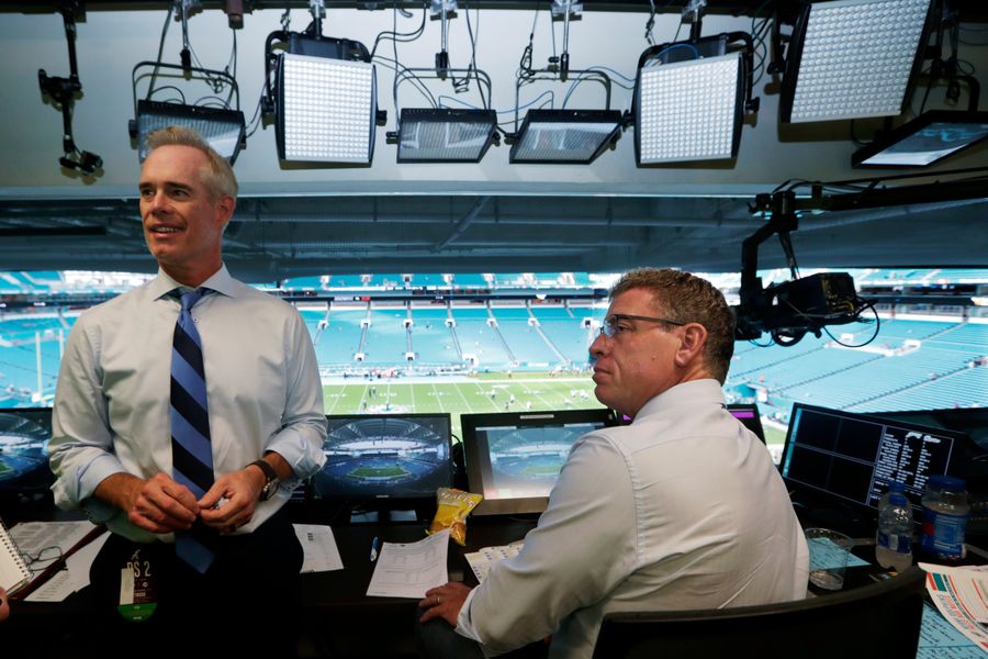 Your 2022 NFL lead broadcasting booths feature 8 white guys, Tony Romo and an ‘Italian’