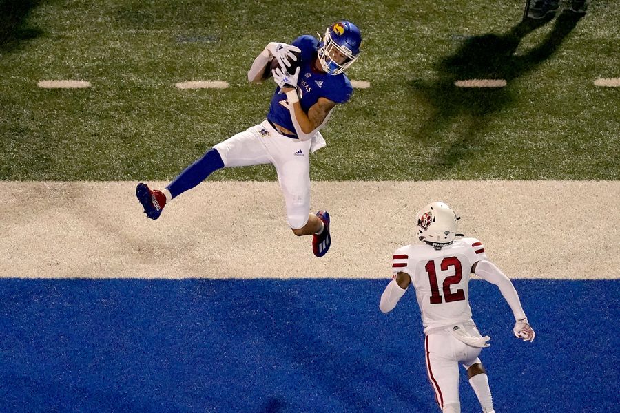 Kansas wins football game for first time in while