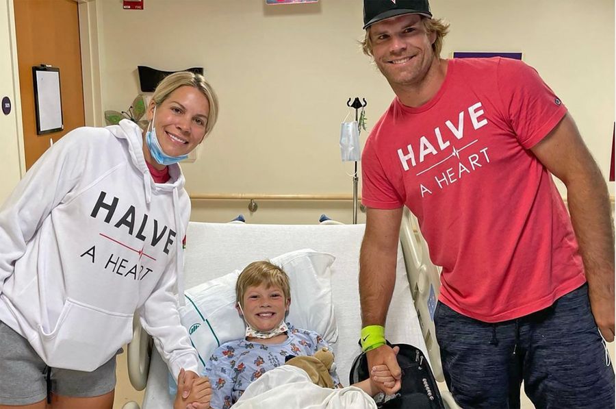Time to smile as Greg Olsen’s son has a heart donor