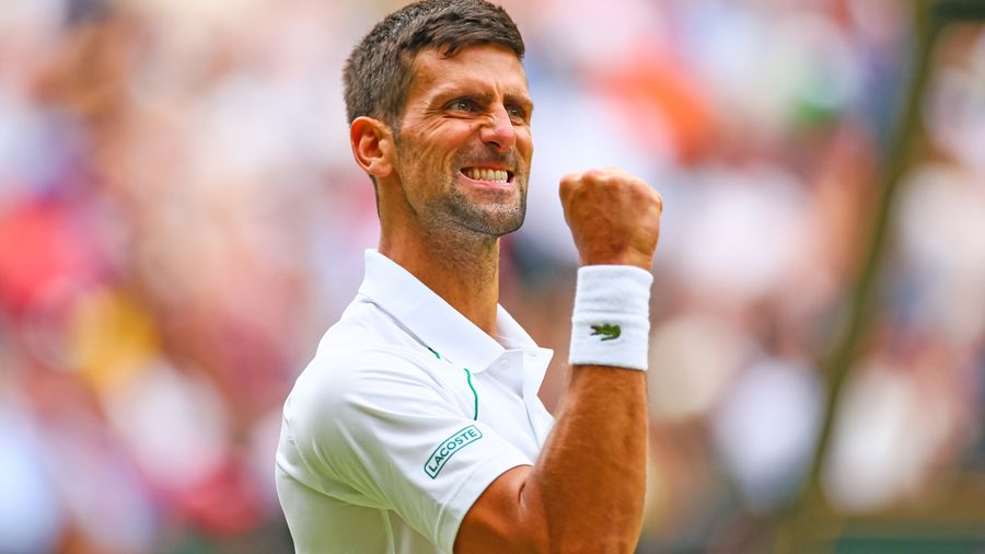 Novak Djokovic only has to slightly turn the knob
