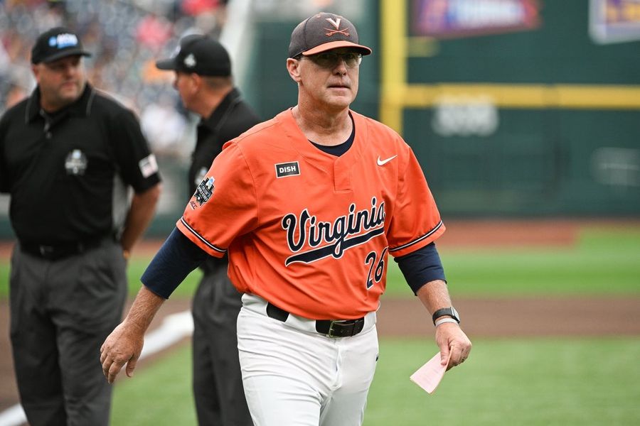 NCAA Baseball: College World Series-Florida vs Virginia