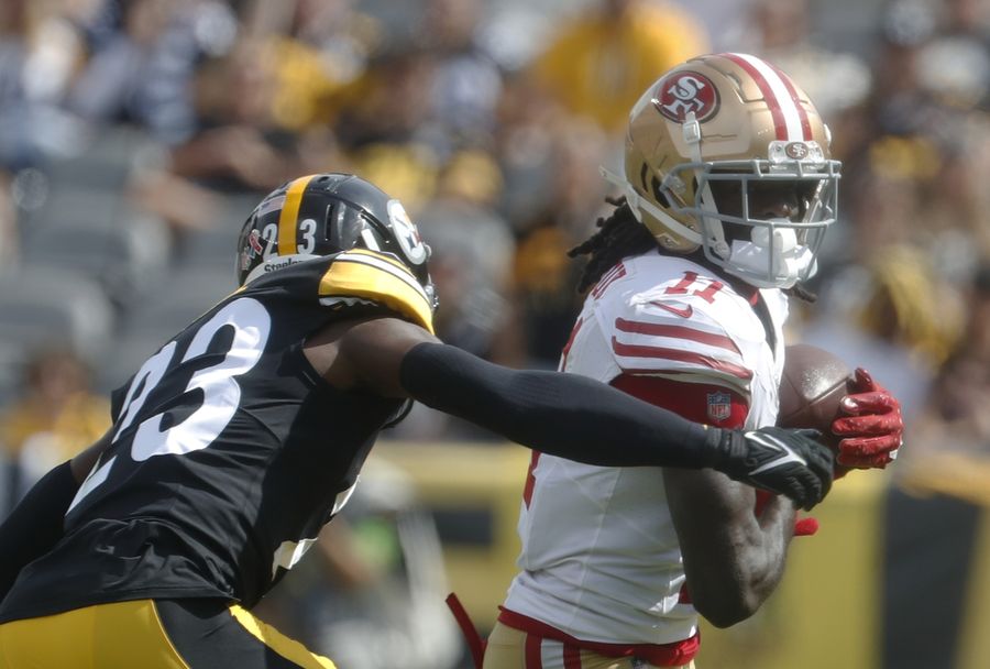 Reports: WR Brandon Aiyuk has offers from Steelers, 49ers 