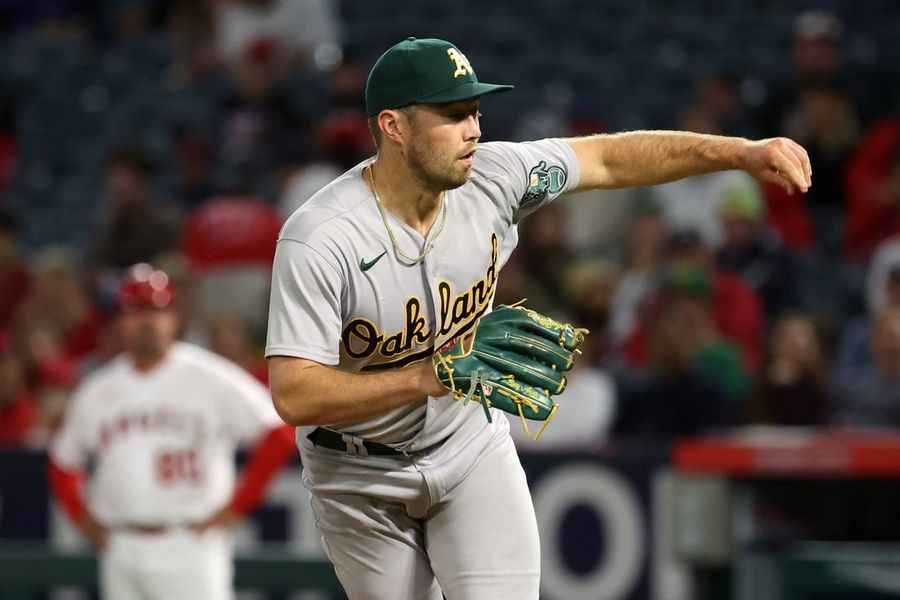 MLB: Oakland Athletics at Los Angeles Angels