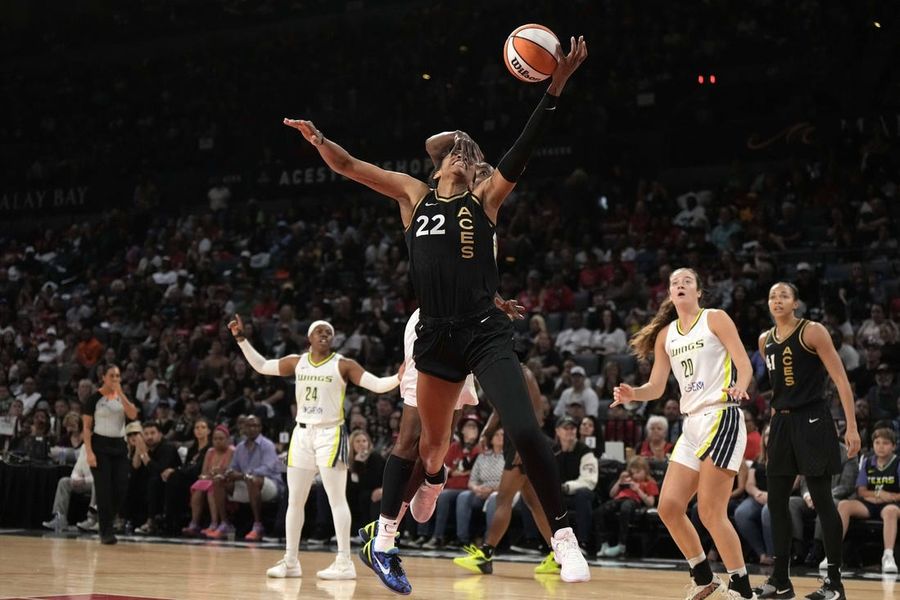 WNBA: Playoffs-Dallas Wings at Las Vegas Aces
