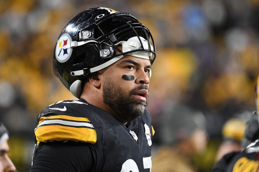Steelers' Cam Heyward at OTAs despite contract issues