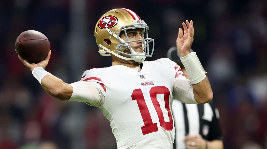 Maybe Jimmy G throwing touchdown passes is part of a winning formula