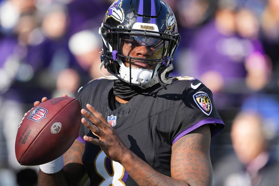 Ravens QB Lamar Jackson (illness) still not practicing