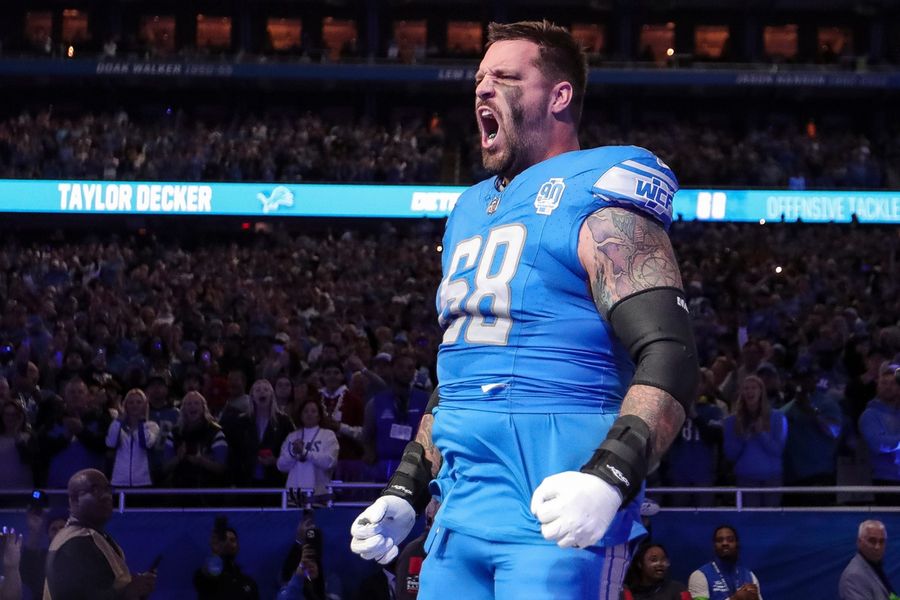 El LT de los Lions, Taylor Decker, acuerda una extensión de 60 millones de dólares