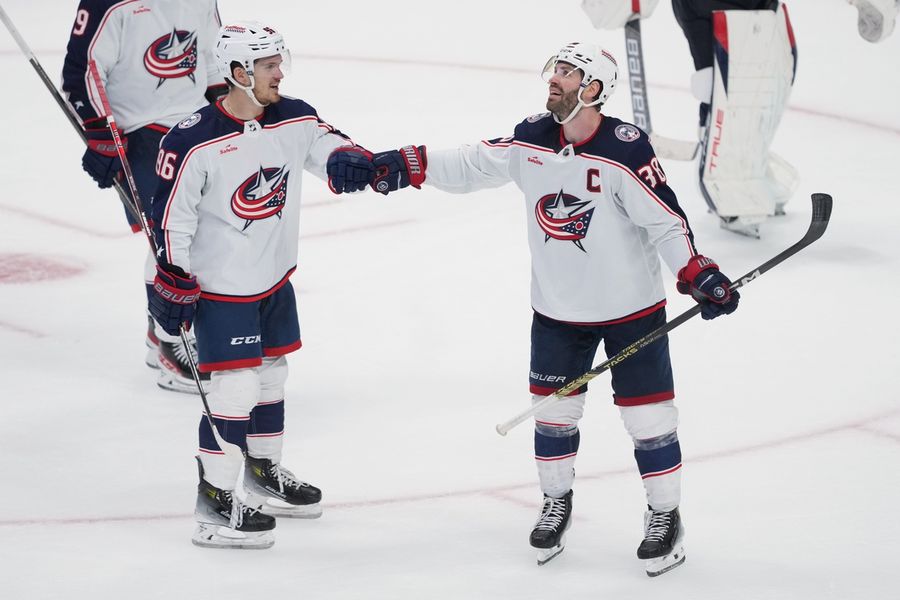 NHL: Columbus Blue Jackets at San Jose Sharks