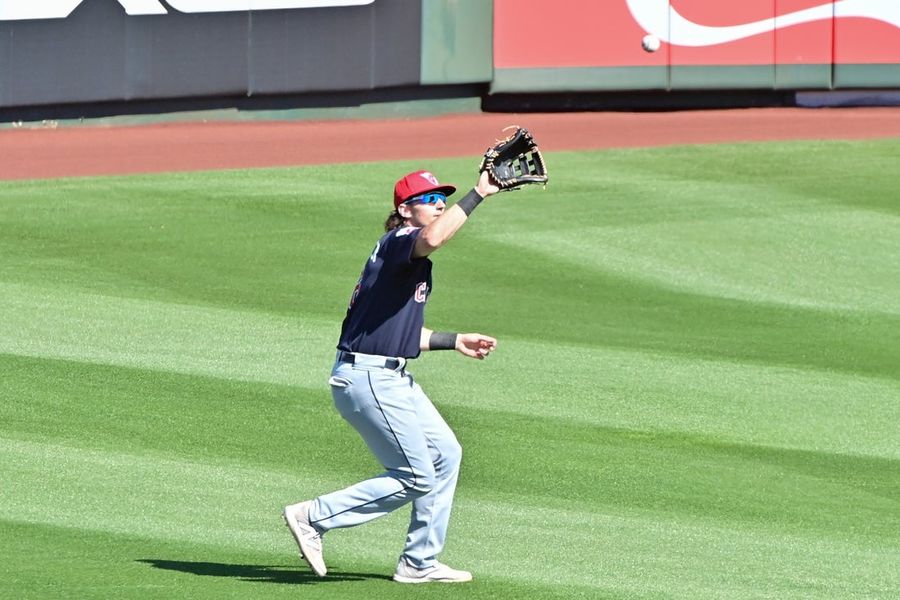 Guardians add top prospect OF Chase DeLauter to wild-card roster