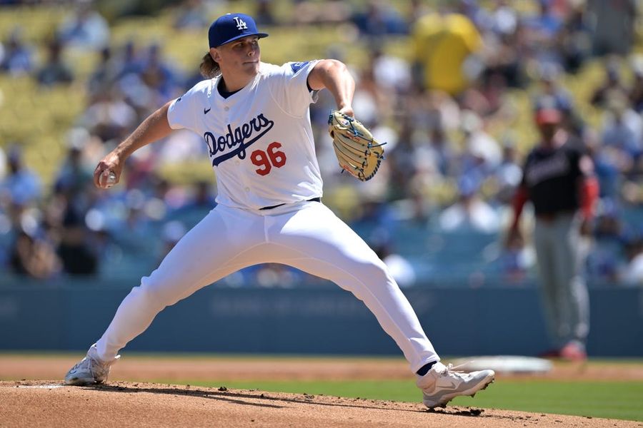 MLB: Washington Nationals at Los Angeles Dodgers