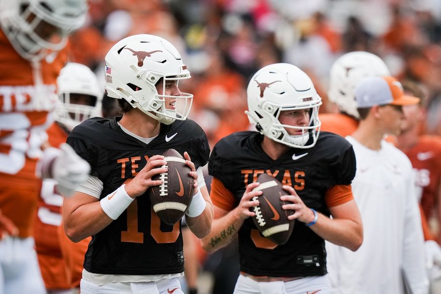 No. 1 Texas won't name starting QB until Friday