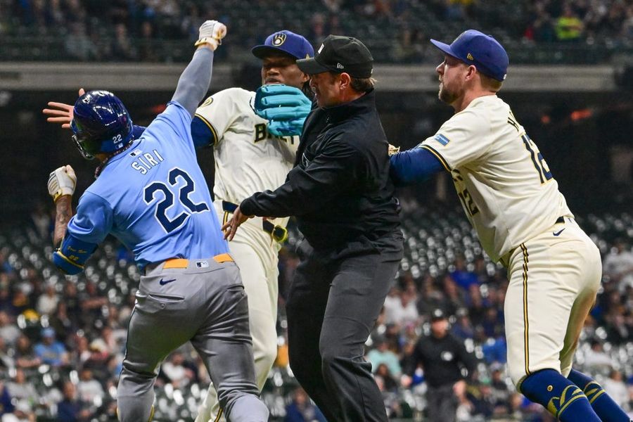 MLB: Tampa Bay Rays at Milwaukee Brewers