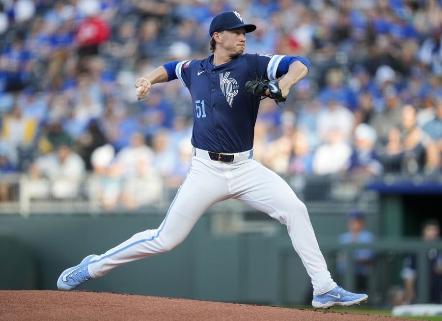 MLB: Texas Rangers at Kansas City Royals