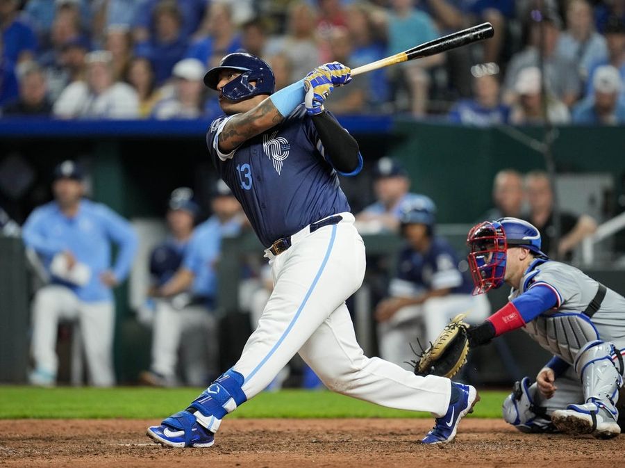 MLB: Texas Rangers at Kansas City Royals