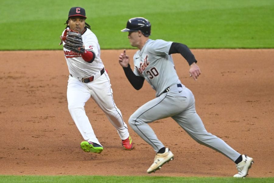 MLB: Detroit Tigers at Cleveland Guardians