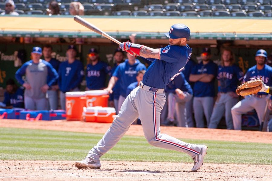 MLB: Texas Rangers at Oakland Athletics