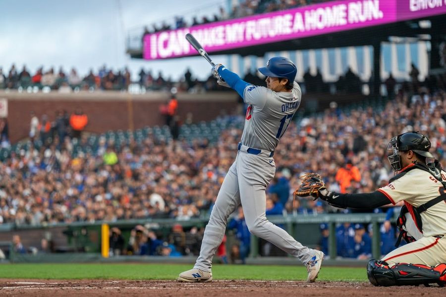 Shohei Ohtani, Dodgers take aim at Giants' Keaton Winn