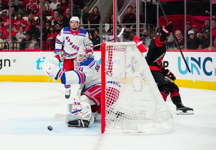 NHL: Stanley Cup Playoffs-New York Rangers at Carolina Hurricanes