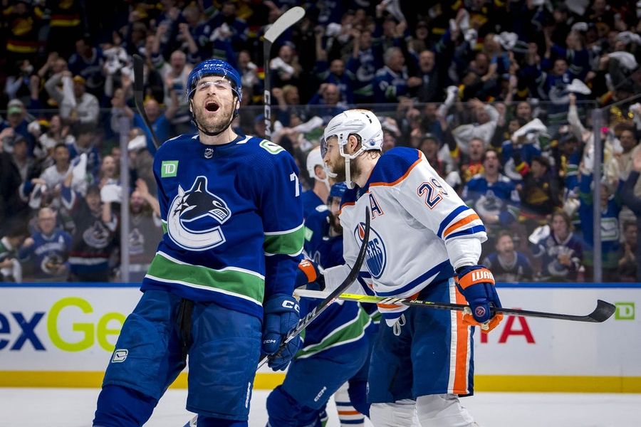 NHL: Stanley Cup Playoffs-Edmonton Oilers at Vancouver Canucks
