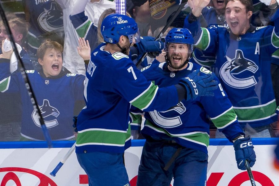 NHL: Stanley Cup Playoffs-Edmonton Oilers at Vancouver Canucks