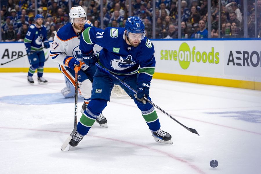 NHL: Stanley Cup Playoffs-Edmonton Oilers at Vancouver Canucks