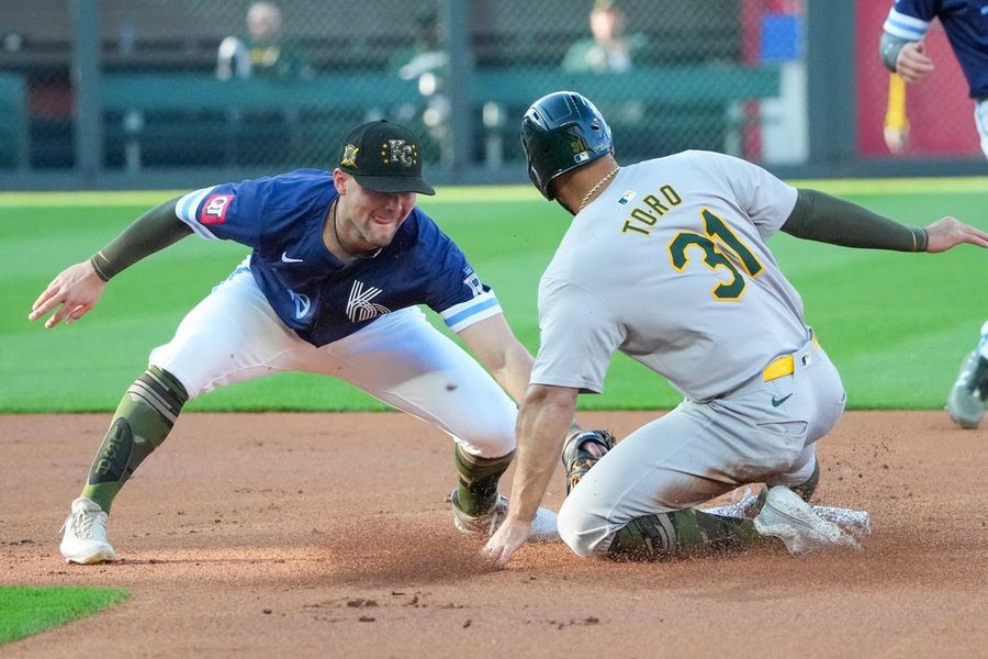 MLB: Oakland Athletics at Kansas City Royals