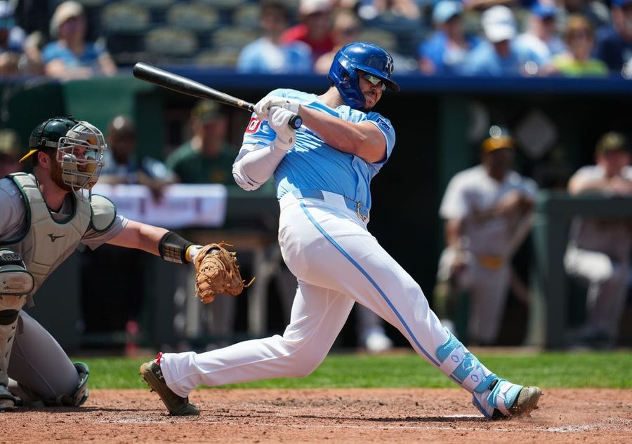MLB: Oakland Athletics at Kansas City Royals