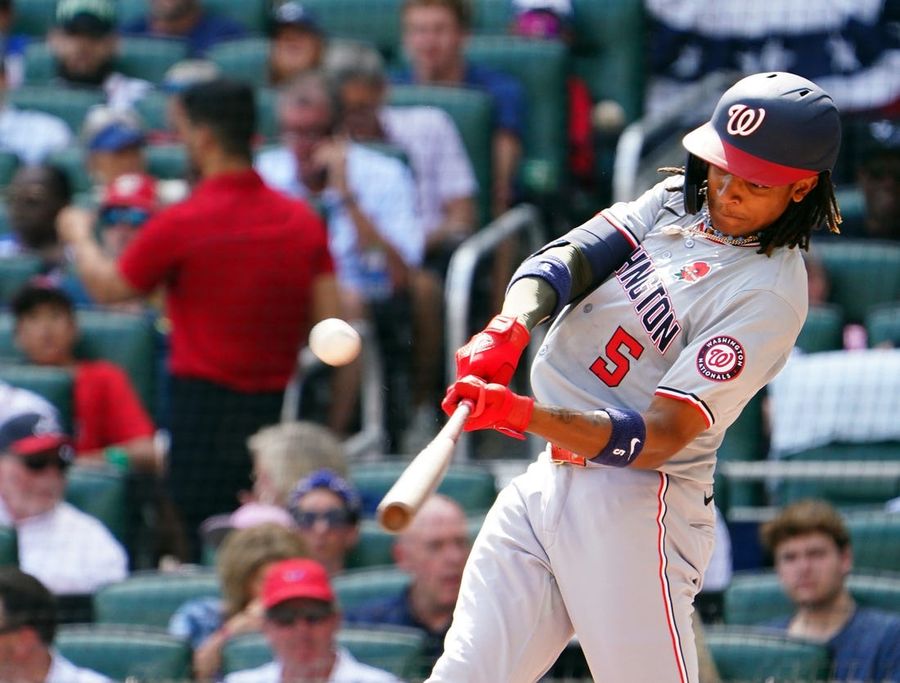 Nationals rack up 15 hits in win over Braves