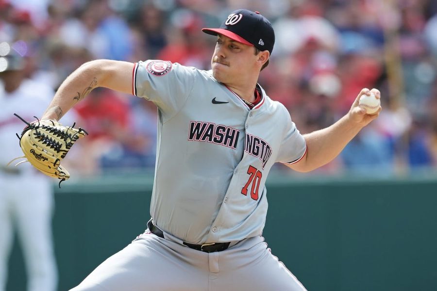 MLB: Washington Nationals at Cleveland Guardians