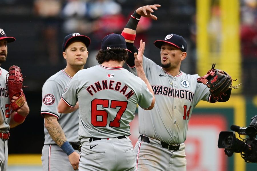 MLB: Washington Nationals at Cleveland Guardians