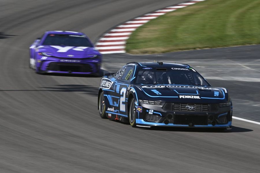 Austin Cindric wins at Gateway after Ryan Blaney's tank hits empty