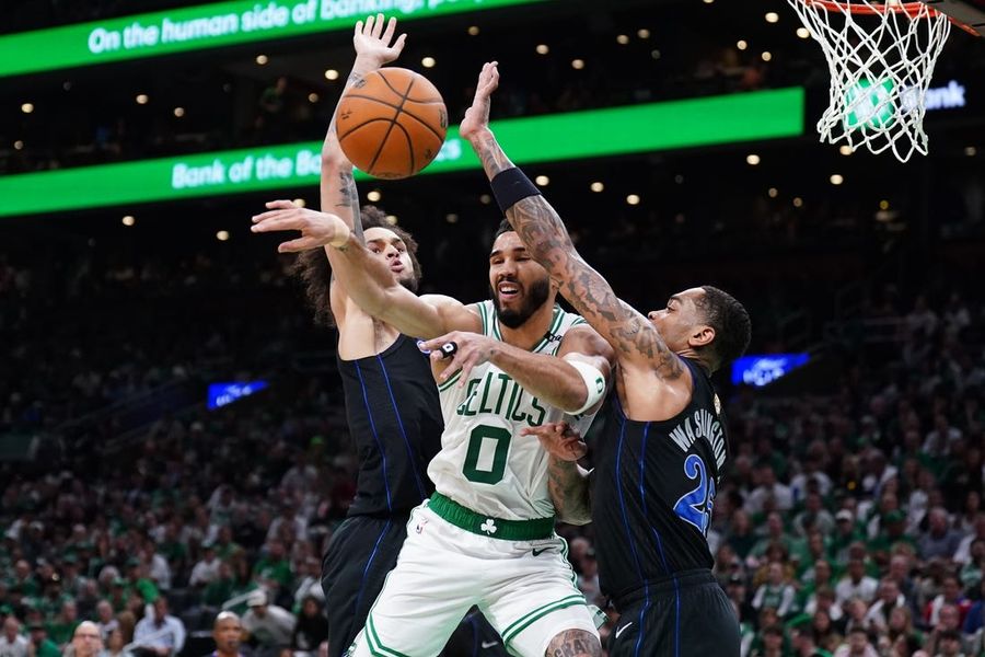 Kristaps Porzingis' return sparks Celtics in Finals opener