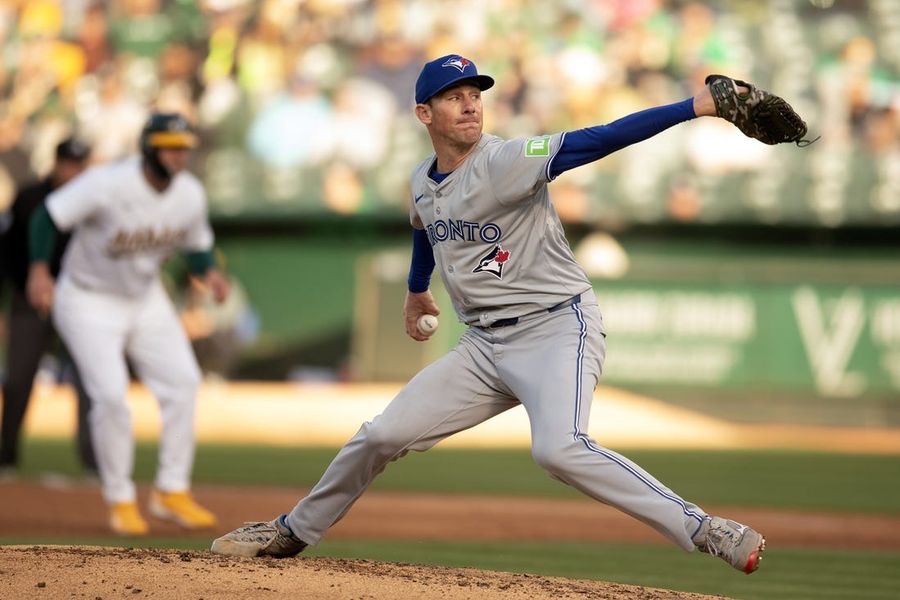MLB: Toronto Blue Jays at Oakland Athletics