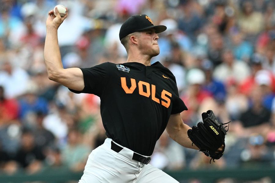 NCAA Baseball: College World Series-North Carolina v Tennessee