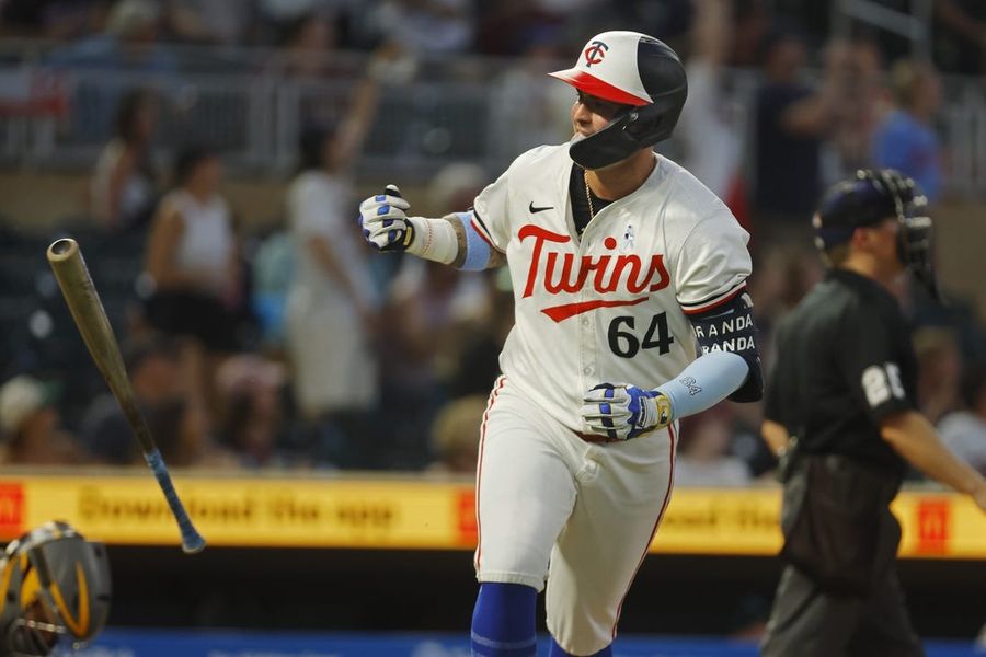 Jose Miranda's blast lifts Twins in DH sweep of Athletics