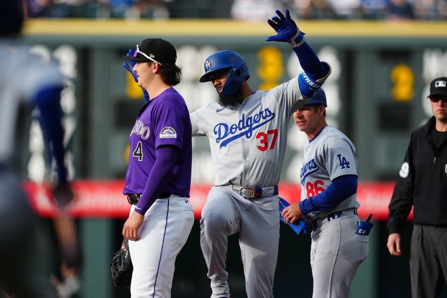 MLB: Los Angeles Dodgers at Colorado Rockies