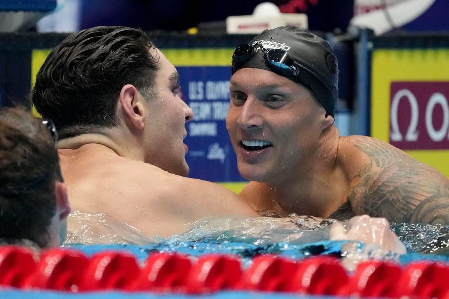 Olympic champ Caeleb Dressel falls short at U.S. swim trials