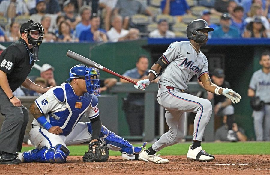 MLB: Miami Marlins at Kansas City Royals