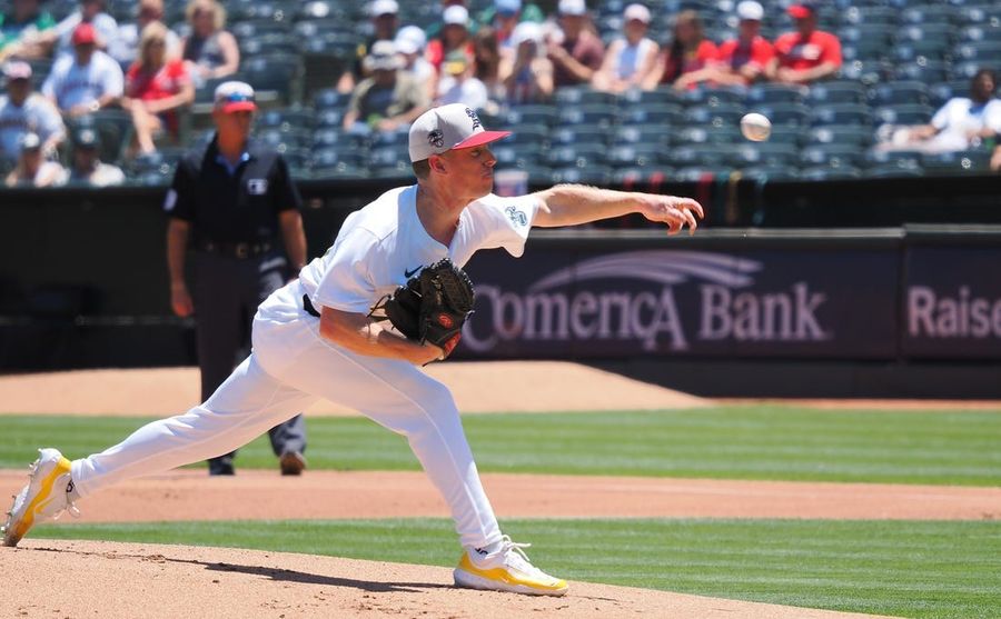 MLB: Los Angeles Angels at Oakland Athletics